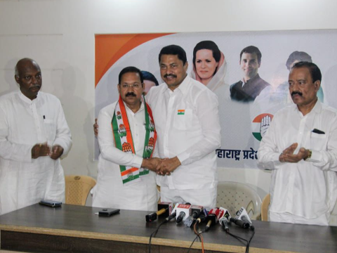 भाजपाचे माजी खासदार शिशुपाल पटले यांचा काँग्रेस पक्षात प्रवेश